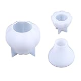 CAZSTYK 3-teiliges, stapelbares Elastomer-Gemüseguss, dreirädriges Kolophonium, Kunstproduktionen, Verbrauchsmaterial 40 ℃ ~ 230 ℃, Temperatur, glatte Gesichtsreinigung, recycelbare