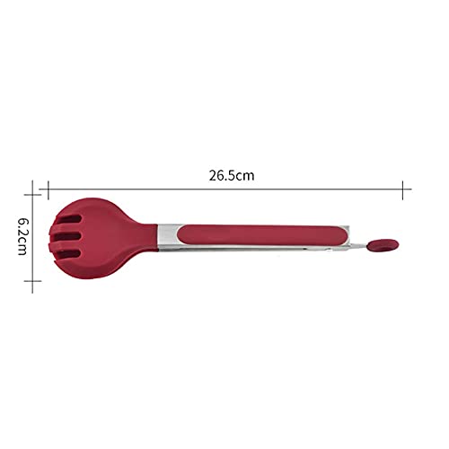 Pinze da Cucina Pinze per Alimenti, con Punte in Silicone, per Cucinare in Cucina, Barbecue, Dimensioni: 26,5 * 6,2 cm Sicure e durevoli