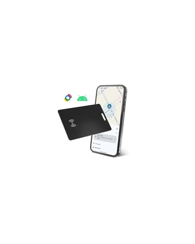 Android Wallet Tracker Card Smart Card (Android Only) GPS Wallet Finder Airtag Tracking Card Compatible with Google Find Hub App