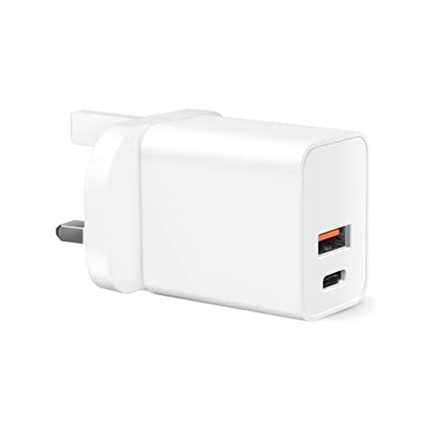 Bosdeny USB C Plug, 20W USB C Charger Plug, Type C Fast Charge Wall Plug 2 Ports PD + QC 3.0 Power Adapter Charger for iPhone 13 Pro Max/12 Pro/11 Pro Max/11 Pro/11/XR/SE, iPad Cover