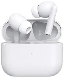 Wireless Earbuds Bluetooth 5.1 TWS Earphones Full Touch Control Headphones Built-in Microphone Immersive Sound Quality Ensure Fast Stable & Connection Smart LED Headset Sports Bud (White)