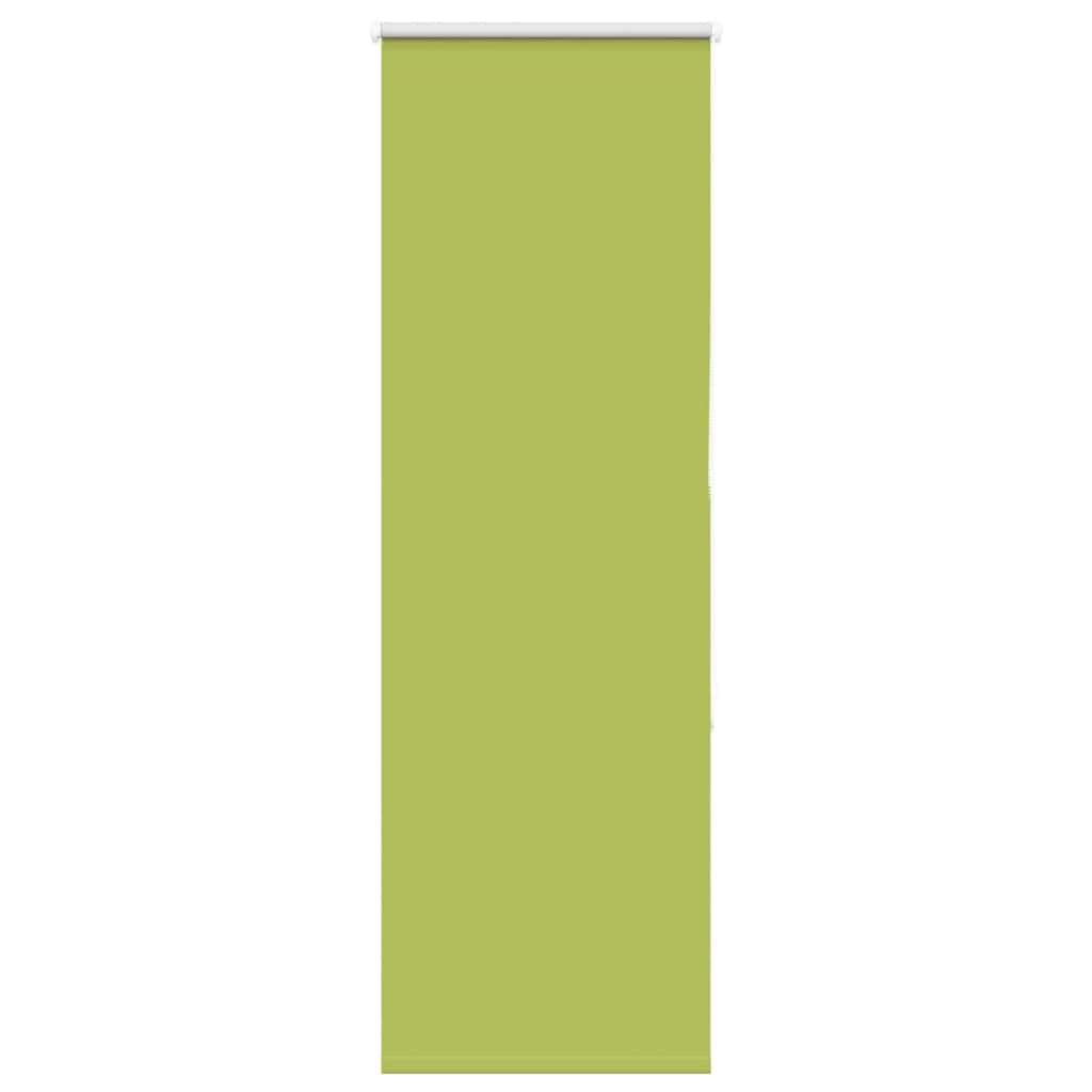 vidaXL Roller Blind Blackout Leaves Green 55x130 cm Fabric Width 50.7 cm Polyester — image 1