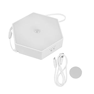 Hemobllo Sechseckige LED Lampe mit Magnethalterung