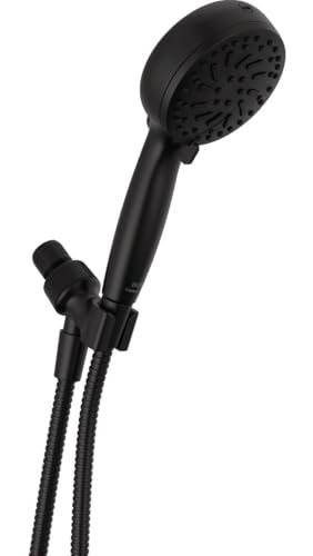 Delta Faucet ProClean Matte Black Shower Head Handheld,
