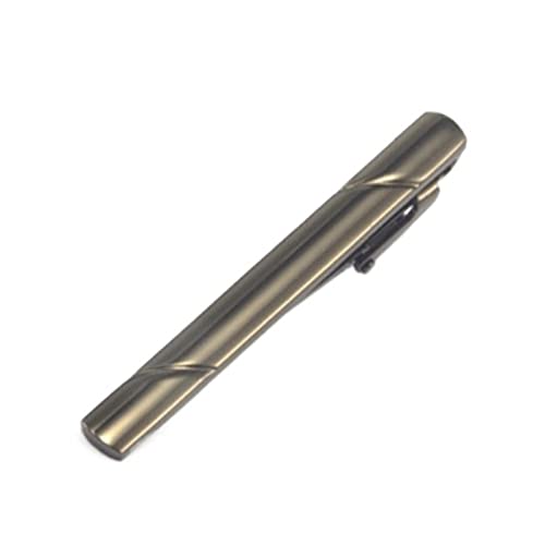 EIFINE Fermacravatta for Uomo Fashion Style Metal Blue Tone Bar Pratico fermacravatta Fermacravatta Tie Pin Uomo Regalo Gemelli for Uomo (Color : LDsX2-2, Size : 6 * 0.6cm)