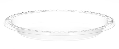 [80 Count] Plastimade 7 Inch Appetizer Plates Clear Disposable Heavy Duty Plastic, Ideal For Wedding, Catering, Parties, Buffets, Events, Or Everyday Use, 2 Packs #TOP4