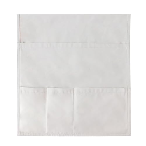 ifundom Bolsa de Almacenamiento Lateral para Sofá y Silla Diseño Creativo, Multi-bolsillos, Material Lino Sintético, Fácil de Limpiar, Adecuado para Dormitorio Lado Cama
