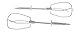 Braun 7051-155 Hand/Stand Mixer Whisk Set