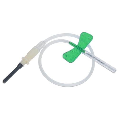 Blood Collection Needles, 21G Butterfly N. Sterile Individually Wrapped-50PCS