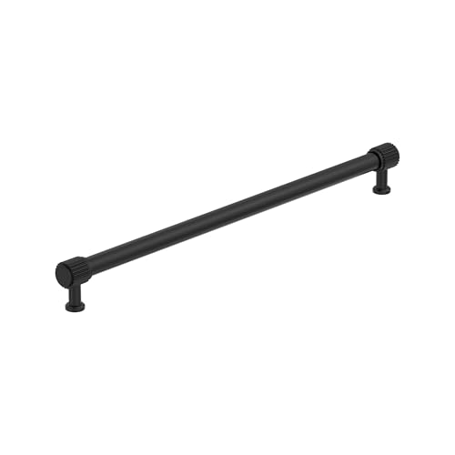 Amerock 12-5/8" Farewind Matte Black Drawer Pull