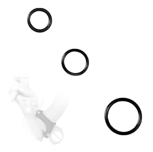 Dstymkler Ensemble de 3 bagues en Silicone pour Hommes, Fun Love Delay Ring, Vous Aide à Durer Longtemps (diamètre intérieur de la Bague 35mm, 45mm, 55mm)