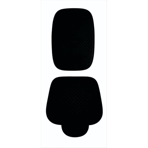 Image of AURAFRESH Car Seat Protector Cushions Cover, Airbag friendaly. (Black, 2PC Driver SEAT)