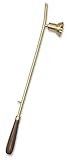 Stratford Chapel Brass Candle Lighter with Bell Snuffer, 18 Inch