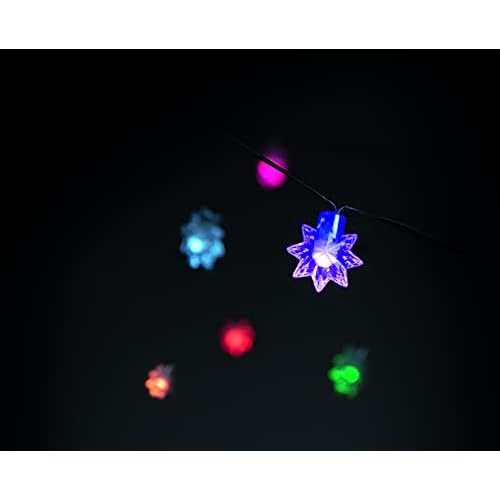 Lite Bulb Moments Smart Outdoor Light Chain | 10 Meter, 50 x Stars | Wasserfeste Lichterkette für Innen und Außen | Smarte Steuerung per App