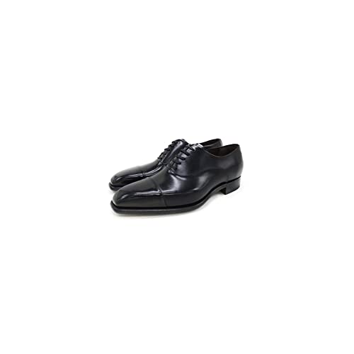 Zapatos de vestir Oxford para hombre en cuero negro formal de oficina