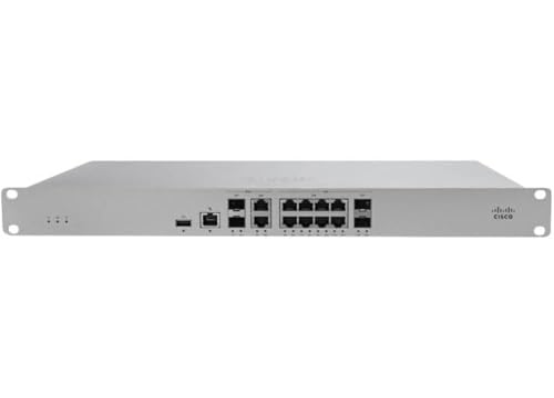 MX85-HW Router Security Appliance | Cloud-Managed Firewall | 1Gbps Throughput | 8X GbE Ports |Rack-Mount 1U Design with 3 Year's MERAKI SOLUTIONS Warranty (No License)
