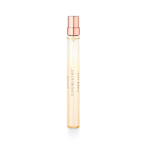 Good Chemistry Tiger Lily Travel Spray 0.33 fl oz - Long-Lasting On-the-Go Perfume with Orange Flower, Vanilla, & Amber - Charming, Clean & Vegan