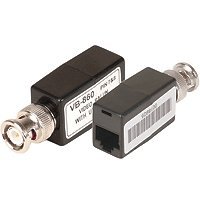 Passive Video Balun (RJ-45 Type), Camera and Monitor Side