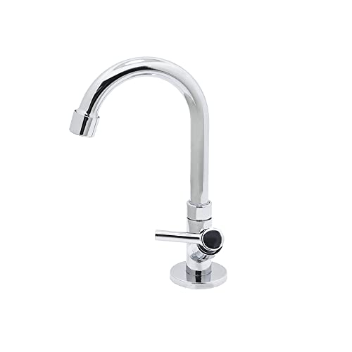 Torneira Bica Móvel Mesa Banheiro Alavanca com 1/4 de Volta