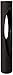 WAC Lighting 6611-30BK Scoop LED 12V Bollard in Black Finish 3000K, 12 Volts