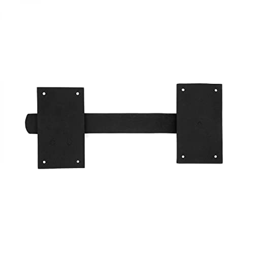 Renovators Supply Manufacturing Black Iron Gate Flip Latch 12" Large Antique Two Sided Flip Locks Rust Resistant Powder Coated Barn Door And Fence Gate Latches With Hardware Pack Of 3 #TOP6