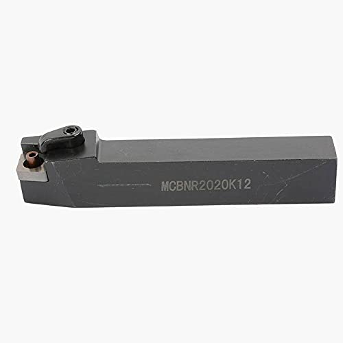 3/4" MCBNR 2020K12 Lathe External Turning & Profiling Tool Holder Main Angle 75° Holder Lathe Cutting Tools for 80° Carbide Inserts