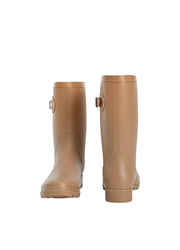 Women's Mid Calf Rain Boots Waterproof Fashion Garden Shoes Anti-slipping Rainboots For Women Comfortable Insole Light Rain Shoes4