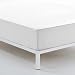 Estelia - Bajera Ajustable Color Blanco - Alto de 35 cm - Cama de 150-100% algodón - 144 Hilos