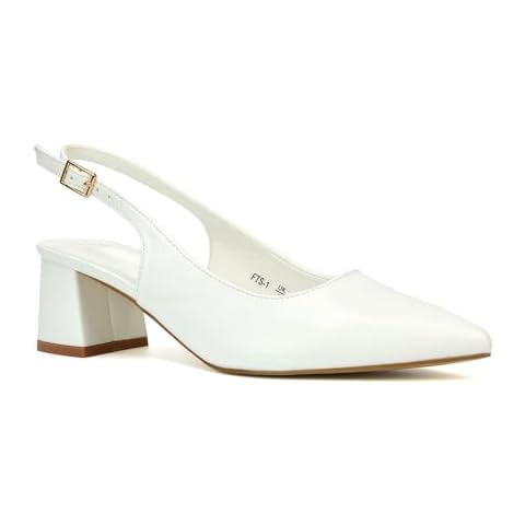 ESSEX GLAM Women's Classic Slingback Court Shoes Cover