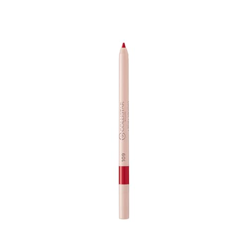 Collistar Lápiz de contorno de labios automático Twist Design, larga duración, resistente al agua, textura cremosa y difuminable, acabado mate suave con sacapuntas integrado, N 109 - Papavero Ipnotico