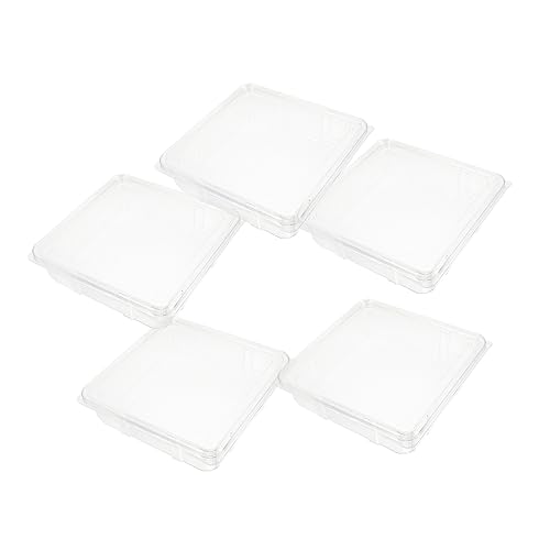 Garneck 5pcs Knitted Hat Storage Box Beanie Hat Organizer Container Lids Travel Carrier Display