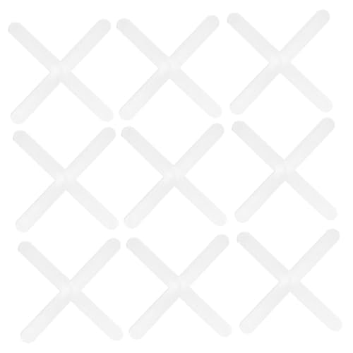 BESTonZON Tile Spacers Leveling System 1000pcs Cross Shape Paving Spacers Ceramic Tile Leveling Spacer Set for Tiling Tools