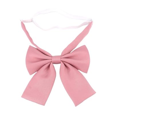 Nœud papillon pour femme grand format noir avec attache rapide sous col