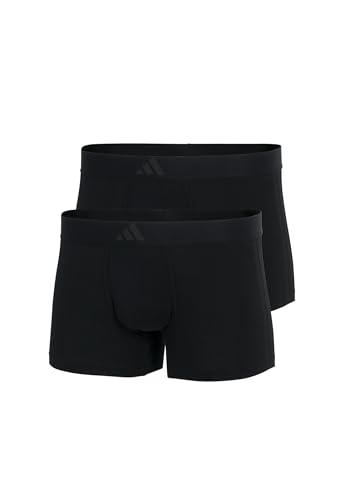 adidas Low Rise Trunk (2PK) - Active Flex Cotton 3 Stripes - Bequeme Unterwäsche