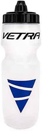 VETRA Sports Squeeze Water Bottle – 22 Ounce Squirt Water Bottle With Leak Proof Valve – Made From True-Taste Polypropylene Without BPA – Great for Running, Cycling, Bike, Soccer, Football