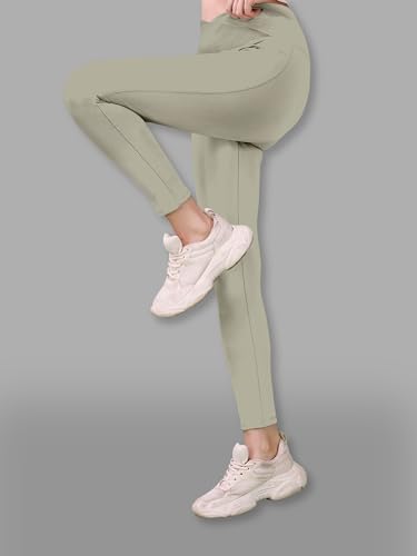 Image of Tight /Pants /Legging with Side Pocket, Stretchy Tights and a high Waist for Women and Girls' use in The Gym,Yoga,Running,Cycling
