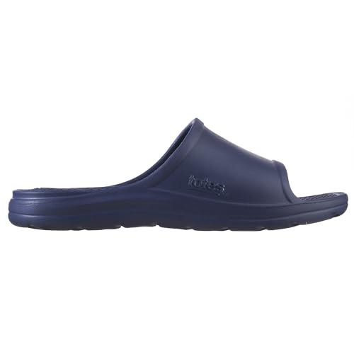 Image of Totes Men's Everywear Slide Sandals Lightweight Waterproof Comfort Slides with Cushioned Footbed for Pool, Beach & Everyday Wear