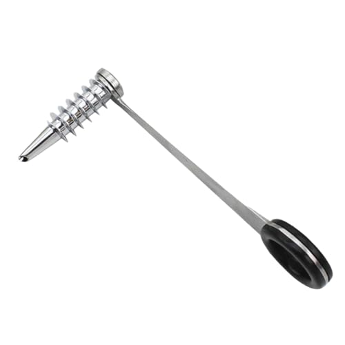 Espiral de verduras - Cortador de verduras de 10,8 x 4,3 cm, hoja de acero inoxidable, soporte ABS con base segura | Herramienta de cocina para hacer fideos de calabacín en espiral de zanahoria