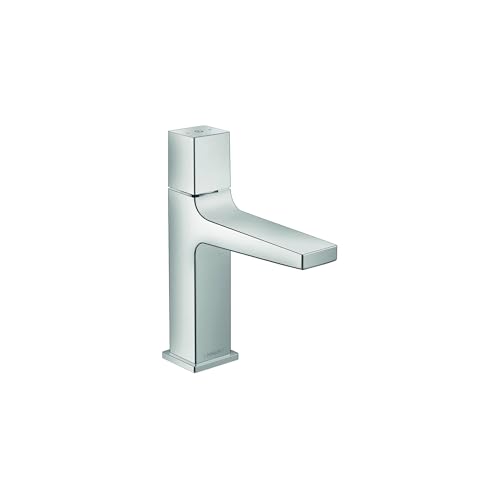hansgrohe Metropol Modern Low Flow Water Saving -Handle 1 8-inch Tall Bathroom Sink Faucet in Chrome, 32571001