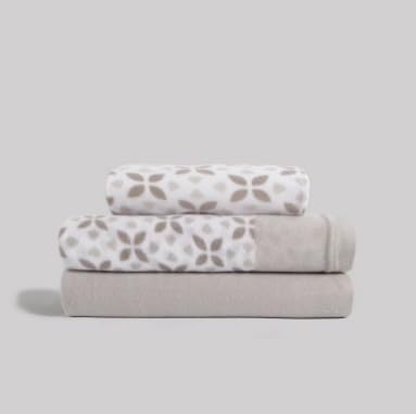 Purpura Home - Juego Sábanas 3 Piezas Invierno, Sabana Pirineo Polar, Térmica. Incluye Bajera Ajustable, Encimera y Funda Almohada. (Cama 150 cm, Modelo 1 A)