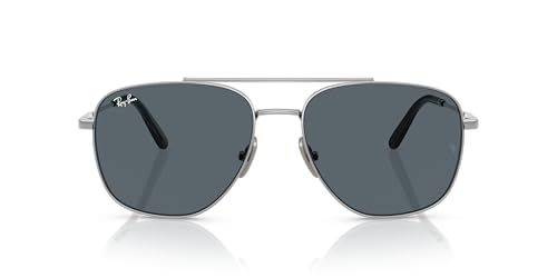 Image of Ray-Ban Unisex Rb8097 William Titanium Square Sunglasses