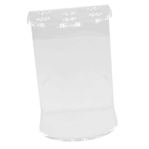 WOFASHPURET Acrylic Scissors Display Rack Professional Hairdresser Tools Organizer for Salon Durable Storage for Haircut Shears Keeps Workspace Neat and Accessible