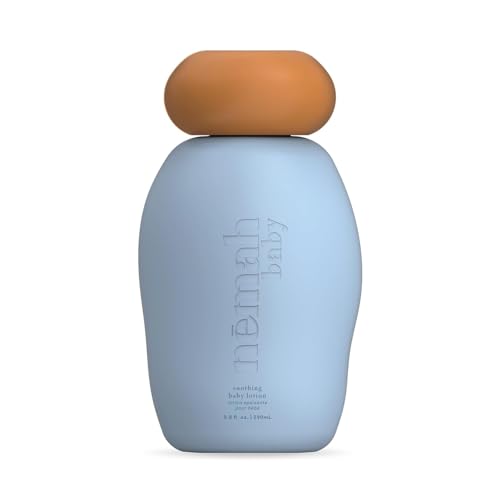 Image of Nemah Baby Lotion, Baby Moisturizer For Sensitive Skin, Lotion For Newborn And Toddlers, With Chamomile Aloe Vera Jojoba Oil, Lightweight Non-Greasy, Fast Absorbing, Vegan & Cruelty Free, 9.8 Fl Oz