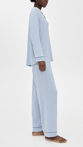 Image of Eberjey Gisele Classic Women's Pajama Set | Long Sleeve Shirt + Long Pants