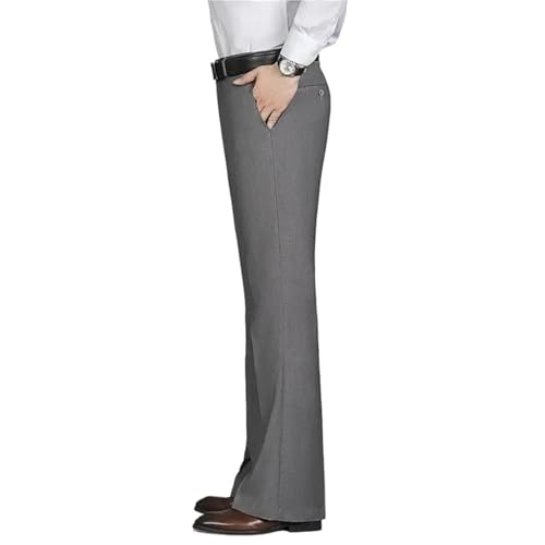 Men's Slim Fit Pants Tressed Suit Dress Trousers Thin Casual Pants Formal Business Office Social Pant