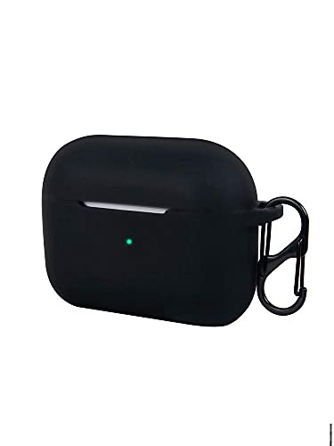 Felony Case – Soft Silicone Airpods Pro Case - Matte Black | Shockproof, 360° Protective Apple Airpods Case Cover With Keychain | Wireless Charging Compatible With Front Led Visible #TOP6