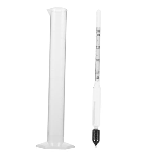 Cabilock 1Set Dough Density Hydrometer Kit Accurate Measuring Cylinder for Baking and Food Preparation Portable and Efficient Kitchen Supplies