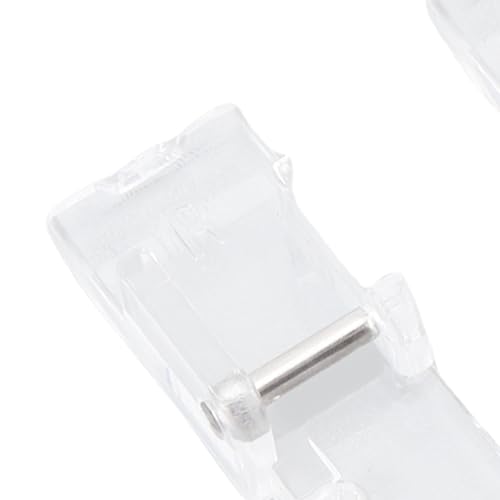 2 piezas pie prensatela transparente para máquina de coser miniatura 7