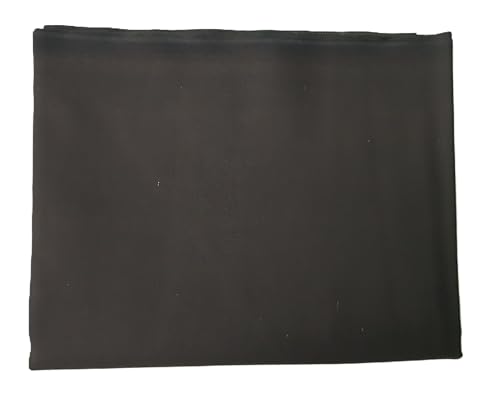 Image of Pure Cotton Poplin Unstitched Fabric 2.2 Meters x 32 Inches Solid Colour Cloth Material for Women's Saree Skirts, Petticoats, Pyjamas, Patiyala Pants, Salwar Etcc. (Brown)