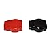 A-Team Performance Vinyl Terminal Caps - Military Spec Color-Coded Caps & Military Battery Terminal Covers - UL94 V-2 Copper-Plated Flame Protectors & Battery Cable Protector - Red & Black, Pack of 2